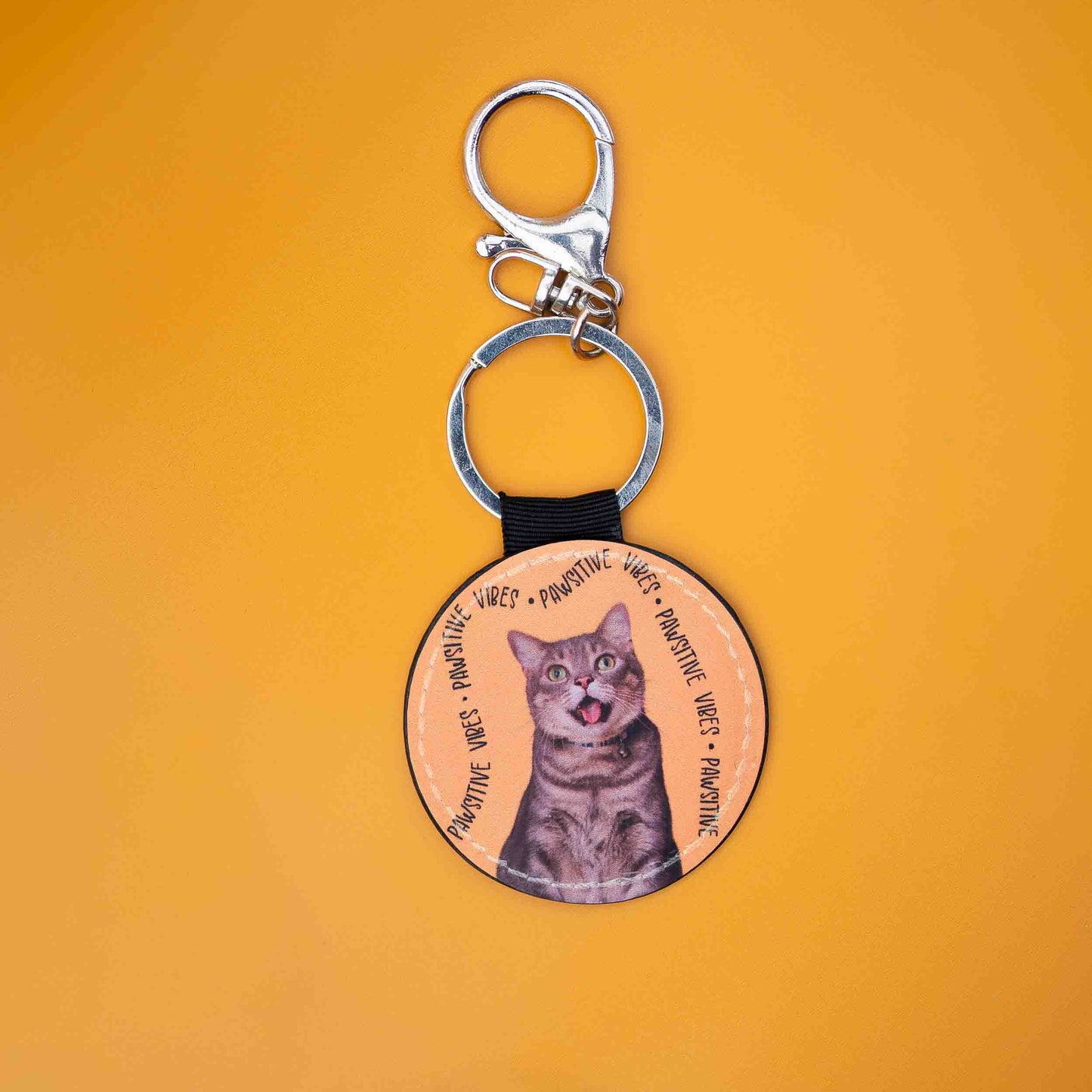 Key tag - Pawsitive Vibes