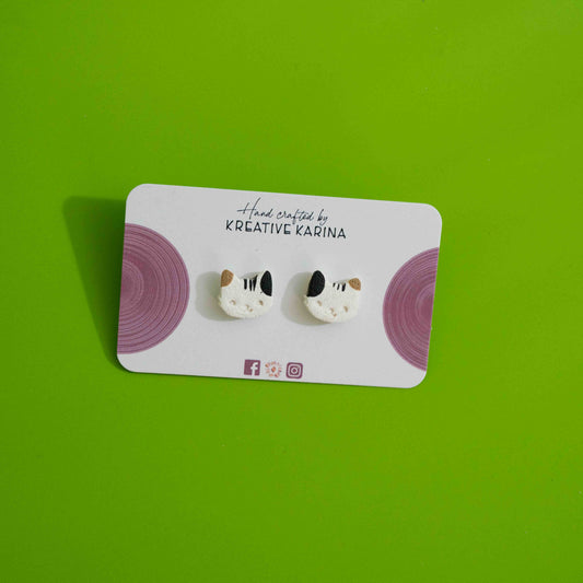 Polymer clay cat studs (Test samples)