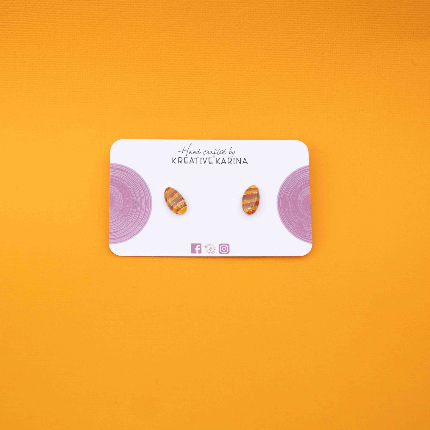 Polymer clay studs (SOLD OUT)