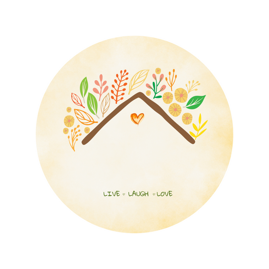 Personalised key tag - Home (add text)